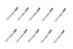 10er Set LED-Schaftkerze warmweiß